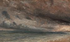 Stormy Sea, Brighton, ca. 1828. Creator: John Constable