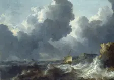 Stormy Sea, (c1643-1644?). Creator: Allart van Everdingen