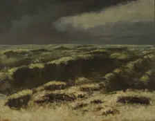 Stormy Sea (Mer Orageuse) . Creator: Courbet, Gustave (1819-1877)