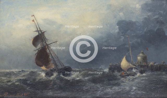 Stormy weather, 1900. Creator: Richard Short.