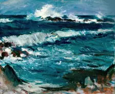 Stormy Weather, Iona, c1929. Creator: Samuel John Peploe