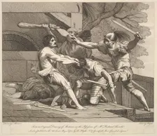 Storming a Banditti Stronghold, May 1, 1782. Creator: Robert Blyth