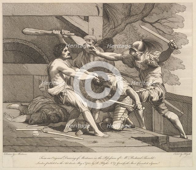 Storming a Banditti Stronghold, May 1, 1782. Creator: Robert Blyth.