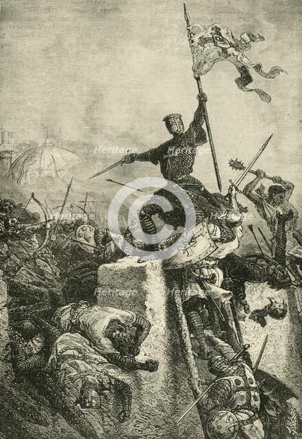 'Storming of Constantinople by Baldwin, Count of Flanders', (1204), 1890.   Creator: Unknown.