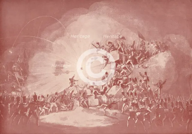 'Storming of Ciudad Rodrigo, January 19, 1813', 1813 (1909). Artist: Thomas Sutherland.