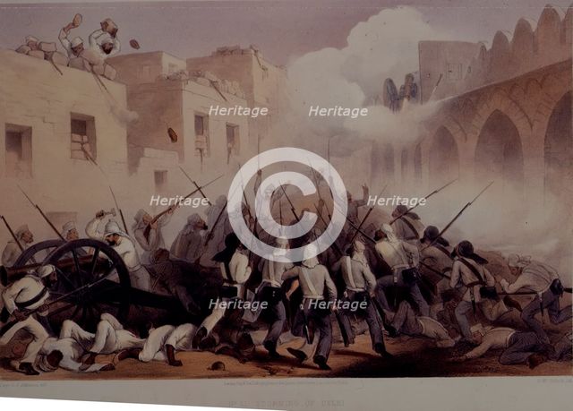 Storming of Delhi, 1859. Creator: George Francklin Atkinson.