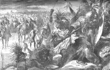 Storming of Sekukuni's Stronghold: Sir Garnet Wolseley cheering on the Swazies c1880
