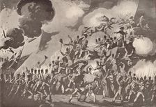 Storming of St. Sebastian, August 31, 1813 1909. Artist: Thomas Sutherland