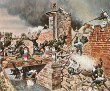 Storming of the Landau Gate at Weissenburg, 4 August 1870, (1936). Creator: Unknown