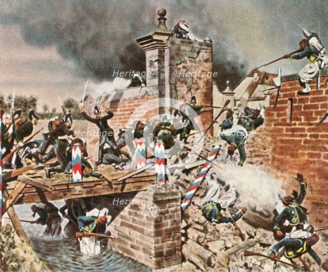 Storming of the Landau Gate at Weissenburg, 4 August 1870, (1936).  Creator: Unknown.