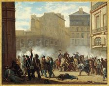 Storming of the water tower, place du Palais-Royal, February 24, 1848. Creator: Unknown