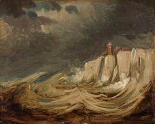 Storms on the Coast, 1830-1860. Creator: Johannes Tavenraat