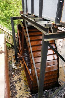 Stornoway Water Wheel, Stornoway, Isle of Lewis, Outer Hebrides, Scotland, 2009. Creator: Peter Thompson
