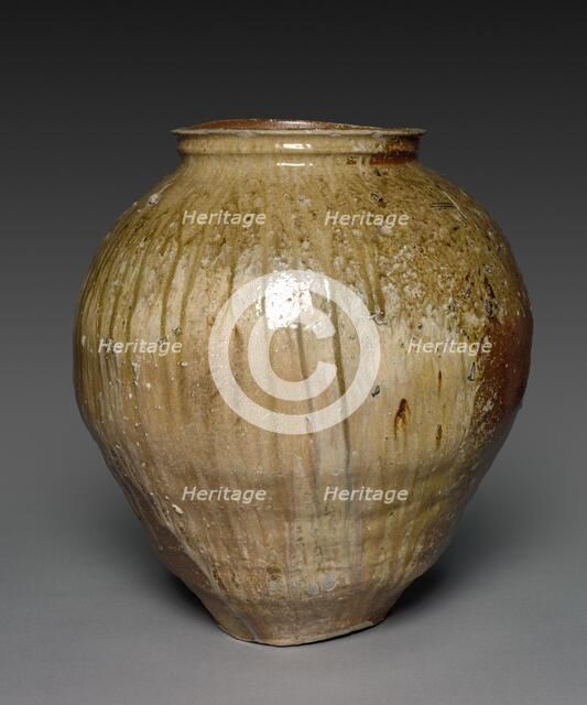 Storage Vessel (Kame), 15th century. Creator: Unknown.