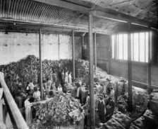 Storage area, Hampton's Munitions Works, Lambeth, London, 1914-1918. Artist: Bedford Lemere and Company