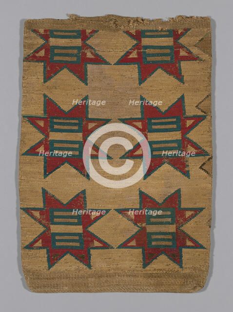 Storage bag, United States, c. 1850/70. Creator: Unknown.