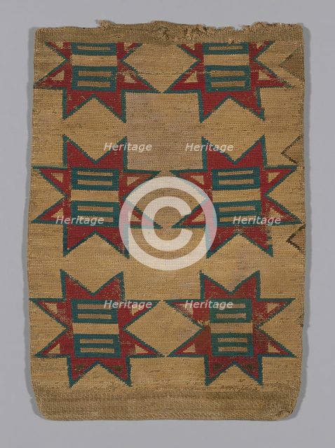Storage bag, United States, c. 1850/70. Creator: Unknown.