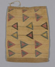 Storage bag, United States, c. 1860/80. Creator: Unknown