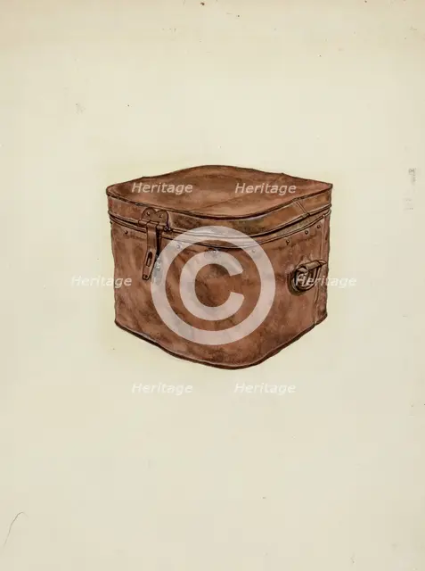 Storage Box (Copper), c. 1953. Creator: Albert Pratt.