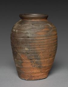 Storage Jar: Bizen Ware, late 1400s-early 1500s. Creator: Unknown