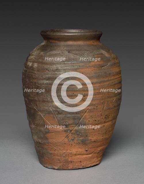 Storage Jar: Bizen Ware, late 1400s-early 1500s. Creator: Unknown.