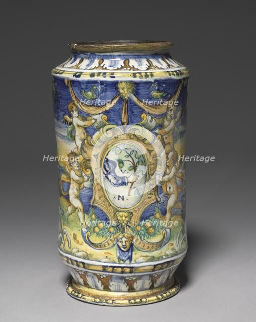 Storage Jar, c. 1510. Creator: Domenico da Venezia (Italian), workshop of.