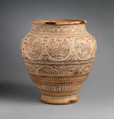 Storage Jar, Egypt, 7th century. Creator: Unknown