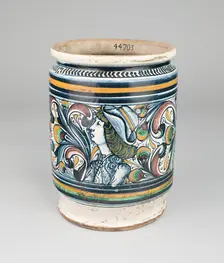 Storage Jar, Faenza, c. 1470/90. Creator: Unknown