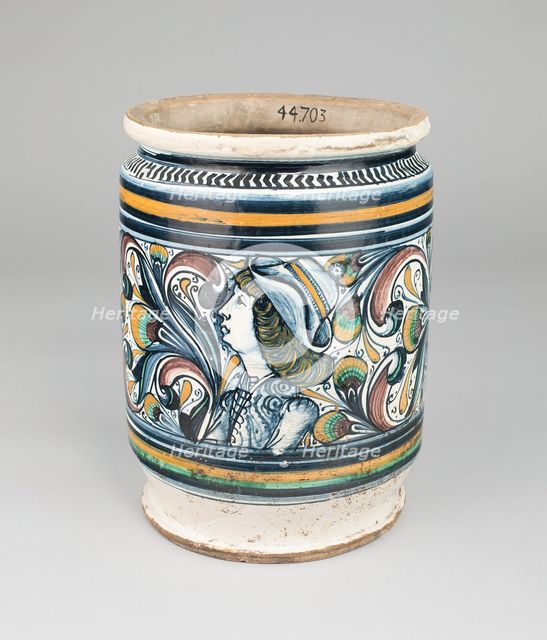 Storage Jar, Faenza, c. 1470/90. Creator: Unknown.