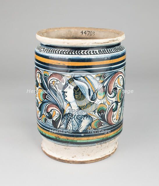 Storage Jar, Faenza, c. 1470/90. Creator: Unknown.