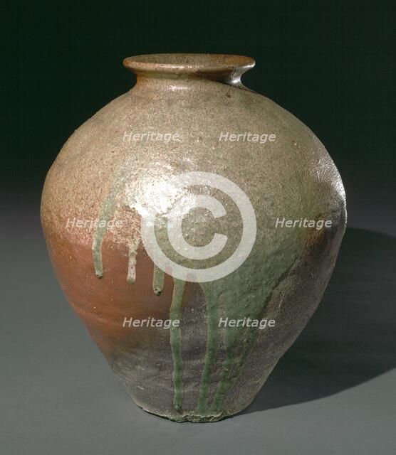 Storage Jar: Tamba Ware, 1400s. Creator: Unknown.