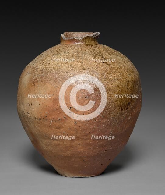 Storage Jar (Tsubo), 15th century. Creator: Unknown.