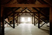 Storage loft, Maltings Depository, Lower Bristol Road, Bath, 1999. Artist: JO Davies