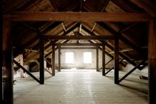 Storage loft, Maltings Depository, Lower Bristol Road, Bath, 1999. Artist: JO Davies
