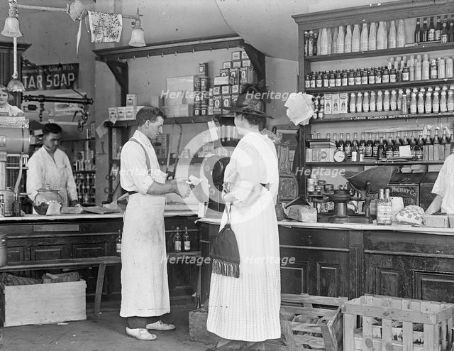 Store Interior, 1917 or 1918. Creator: Harris & Ewing.