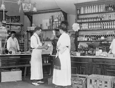 Store Interior, 1917 or 1918. Creator: Harris & Ewing