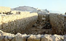 Store rooms of Herod's Palace, Masada, Israel, c20th century