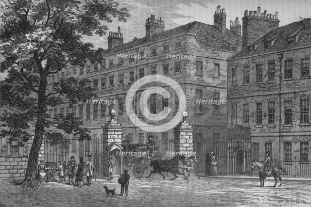 Storey's Gate, St James's Park, Westminster, London, c1820 (1878). Artist: Unknown.