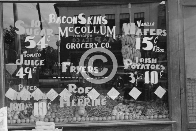 Storefront, Greensboro, Alabama, 1936. Creator: Walker Evans.