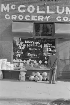 Storefront, Greensboro, Alabama, 1936. Creator: Walker Evans
