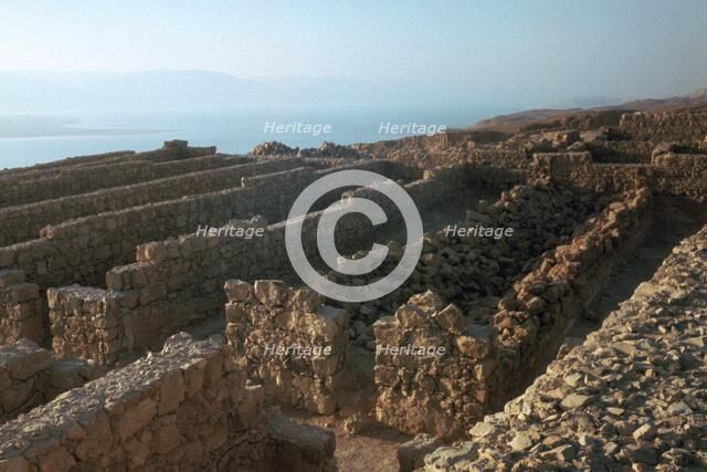 Storerooms in Masada, 1st century BC. Artist: Unknown