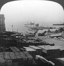 Stores at Sedd el Bahr, Gallipoli, Turkey, World War I, 1915. Artist: Realistic Travels Publishers