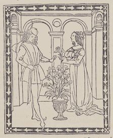 Storia di due amanti (Tale of Two Lovers), ca. 1495-1500. Creator: Unknown