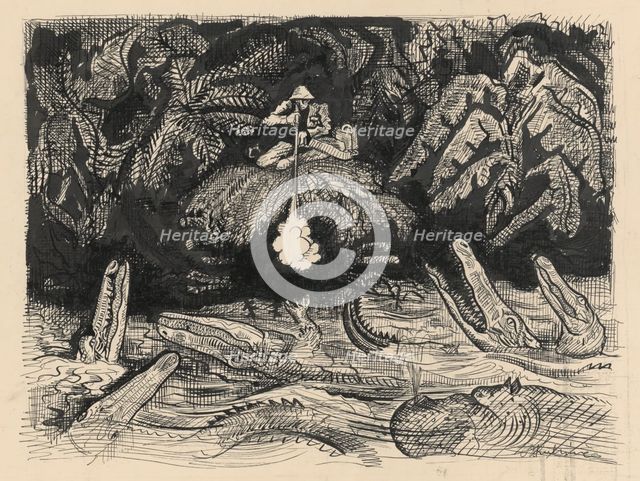 Stories in the wilderness - 6, 1939-1940. Creator: Arnold Peter Weisz-Kubincan.