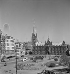 Stortorget, Malmö, Sweden, 1950. Creator: Torkel Lindeberg