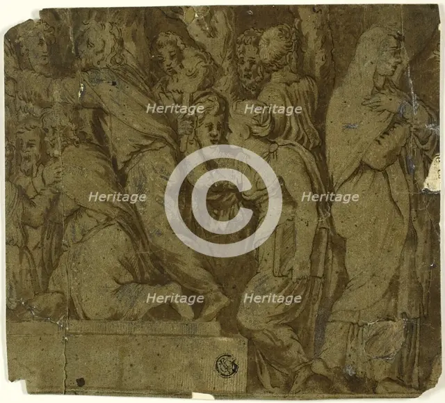 Story of Niobe: Worshippers; Latona, n.d. Creator: Unknown.