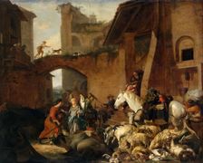 Story of Tobias, 1660. Creator: Carl Borromaus Andreas Ruthart