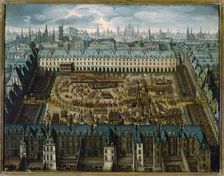 "Story of the Knights of Glory", a large carousel in Place Royale..., from April 5 to 7, 1612. Creator: Unknown