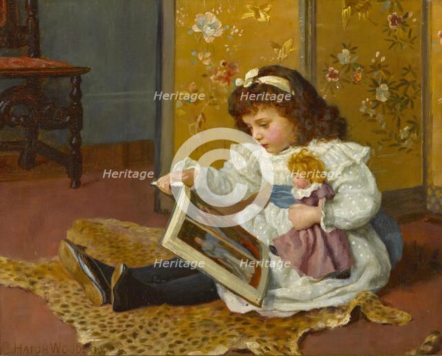 Story Time. Artist: Haigh-Wood, Charles (1856-1927)