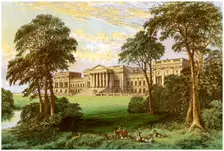 Stowe Park, Buckinghamshiere, home of the Duke and Marquis of Buckingham and Chandos, c1880